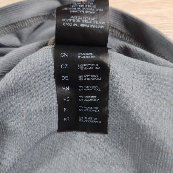 Kuhl Valiant Merino Wool Blend Base Layer Long Sleeve Shirt Men's Large Gray - Picture 5 of 13